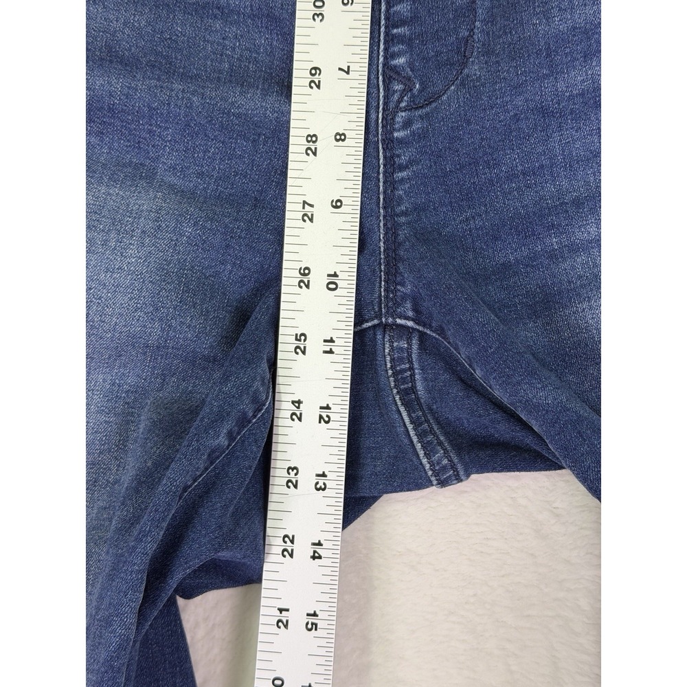 Old Navy Jeans Womens 18 Plus Blue Medium Wash High Rise Bootcut Pull On Stretch - Picture 4 of 9